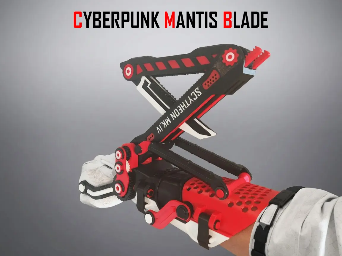 "SCYTHEON" CYBERPUNK MANTIS BLADE — modelo 3D