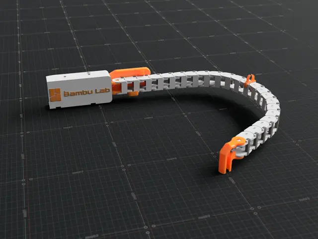 Bambu Lab P1P Cable Drag Chain Assembly - 5/9 Updated — modelo 3D