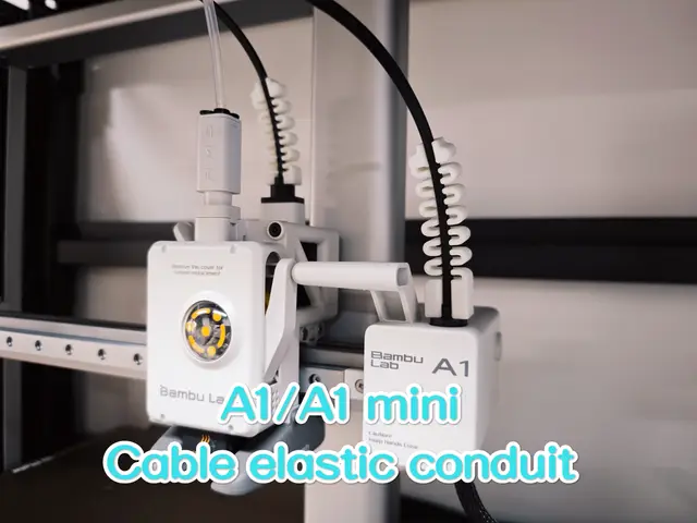 A1/A1 mini Cable elastic conduit — modelo 3D