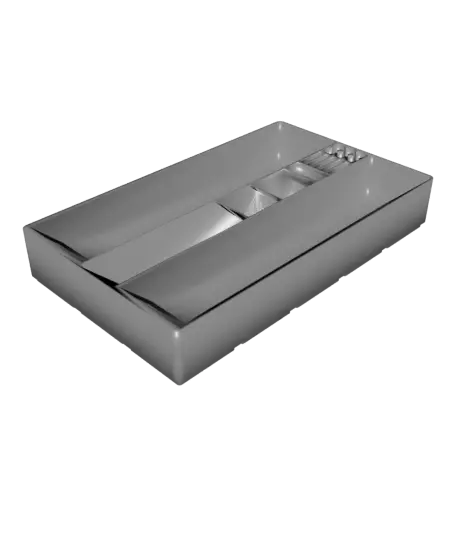 Gridfinity 3x5 Ultimate Battery Holder (AA, AAA, AAAA, 2032, LR44, A97, 18650, 9v) — modelo 3D