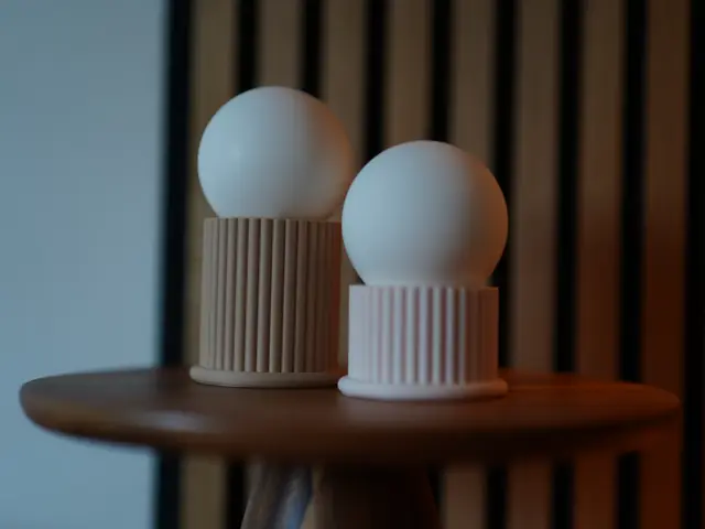 Ribbel kaarsenhouders voor HEMA LED-bolletjes — modelo 3D