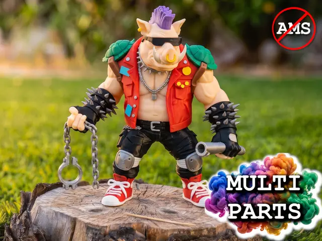Bepop - TMNT (Modular Print, Ultra-Low Waste) — modelo 3D