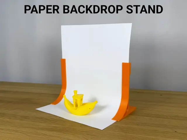 Photo Paper Backdrop Stand (A4) — modelo 3D