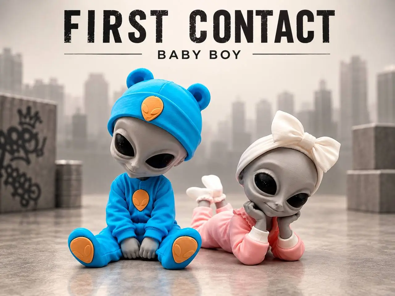 Alien Baby - Boy — modelo 3D