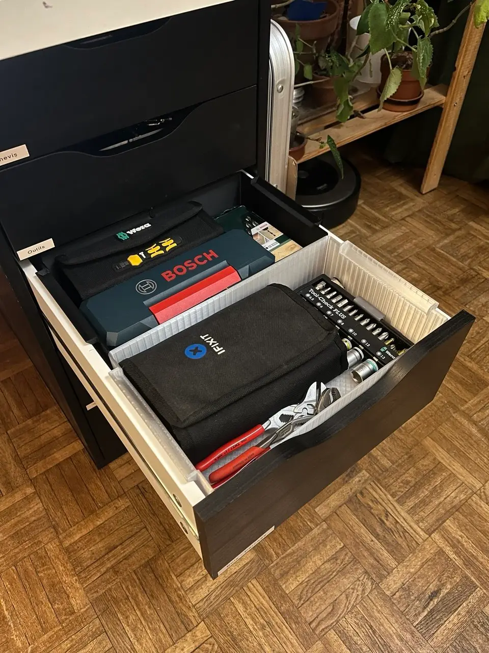 Stackable Bin for IKEA Alex Drawer [big printer] — modelo 3D