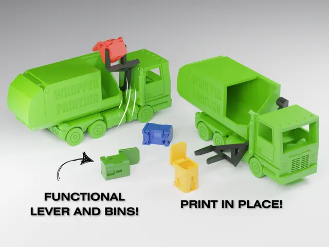 Functional Print-In-Place Garbage Truck — modelo 3D