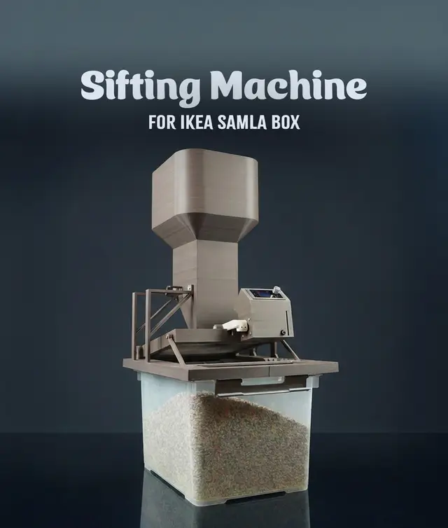 Sifting Machine for IKEA Samla Box — modelo 3D