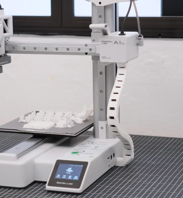 A1 mini side drag chain (updated) — modelo 3D