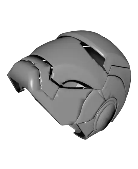 Iron man helmet — modelo 3D