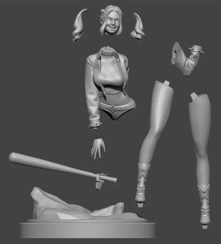 Harley Quinn — modelo 3D