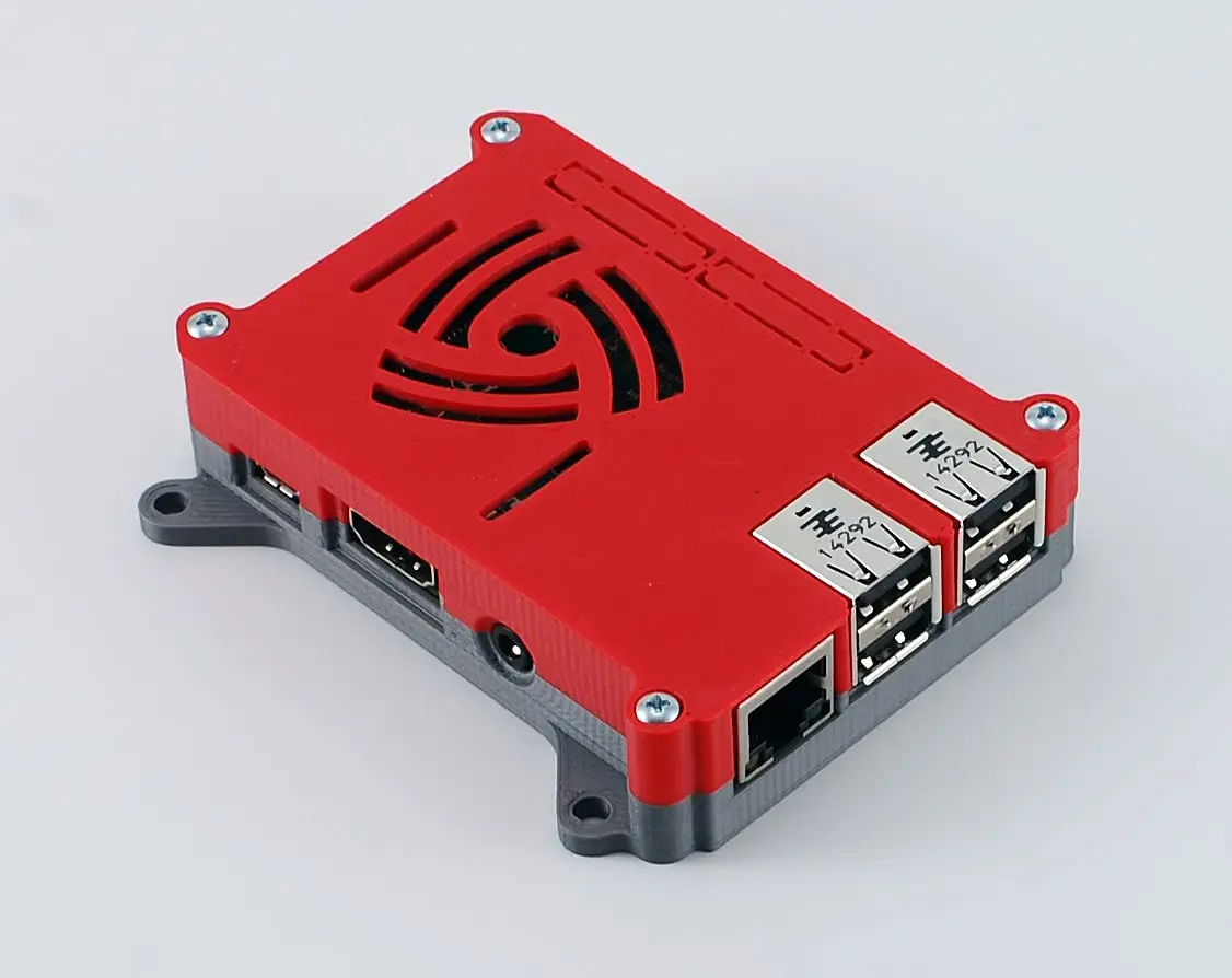 Raspberry Pi 3 (B/B+), Pi 2 B, and Pi 1 B+ case with VESA mounts and more — modelo 3D