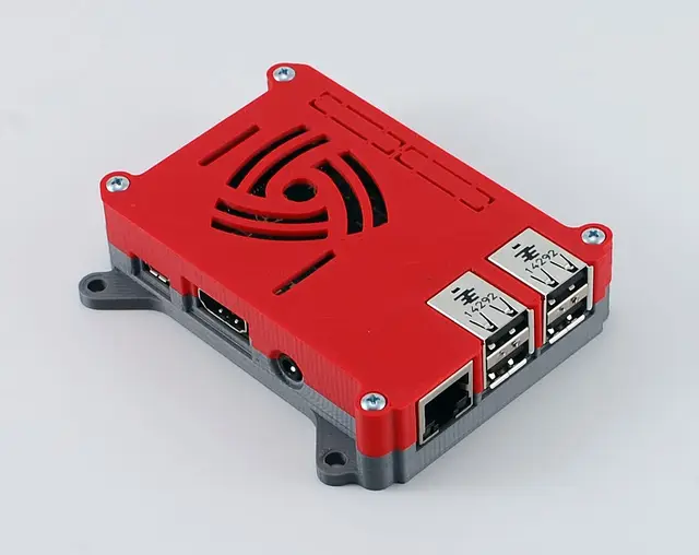Raspberry Pi 3 (B/B+), Pi 2 B, and Pi 1 B+ case with VESA mounts and more — modelo 3D