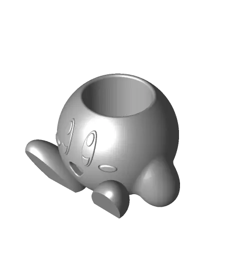Kirby pen holder — modelo 3D
