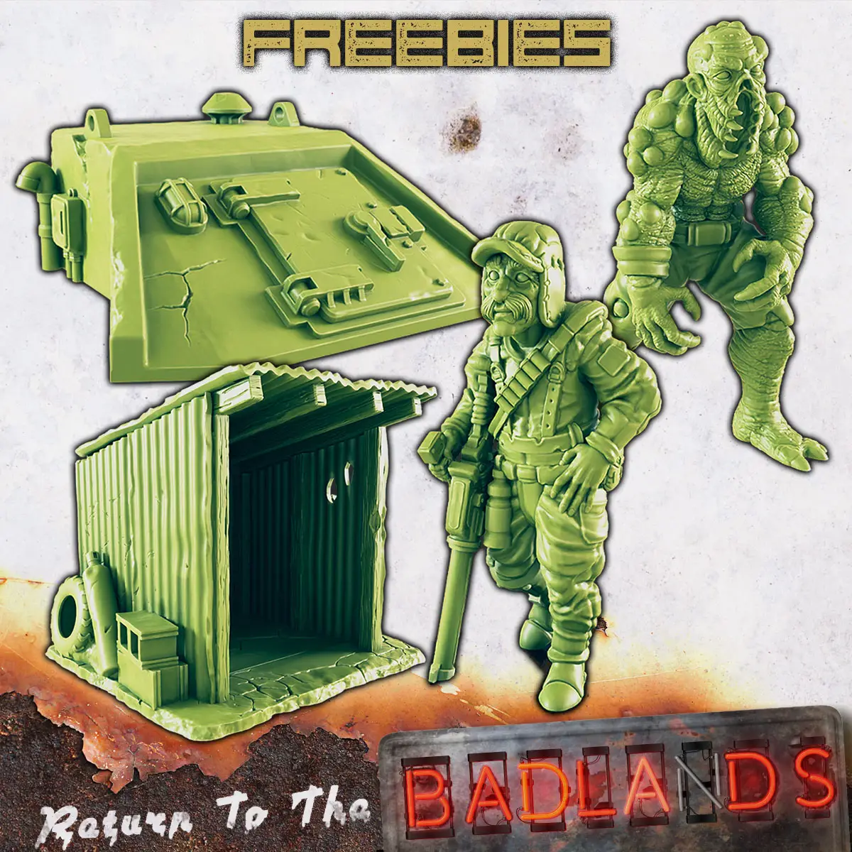 FREEBIES - Return to the Badlands — modelo 3D