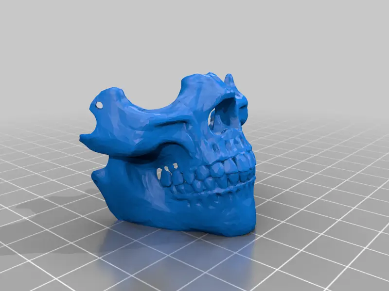 Half mask skull — modelo 3D