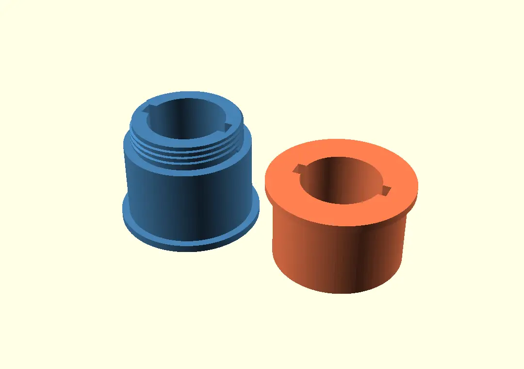 50mm Spool Adapter for Ender3 Notched Spool — modelo 3D