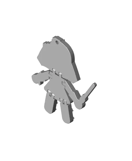 Flexi Gingerbread Darth Vader Ornament — modelo 3D