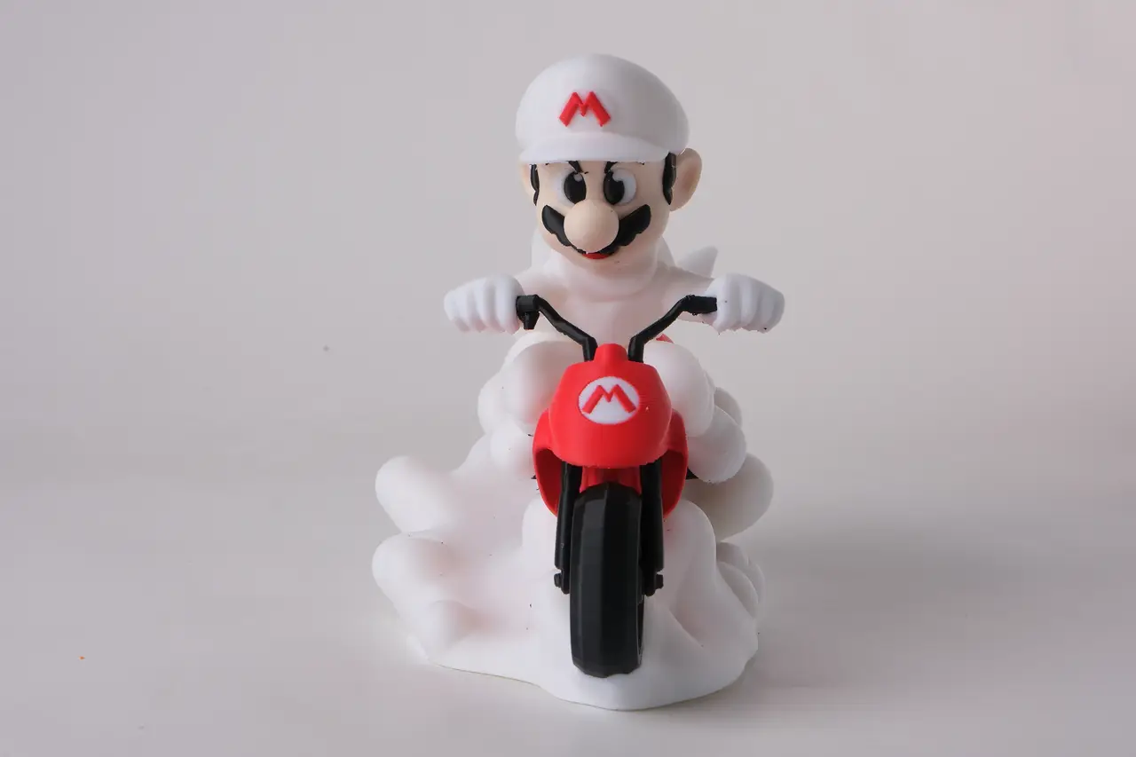 Mario Ghost Rider – Motorcycle Fan Art Figurine — modelo 3D