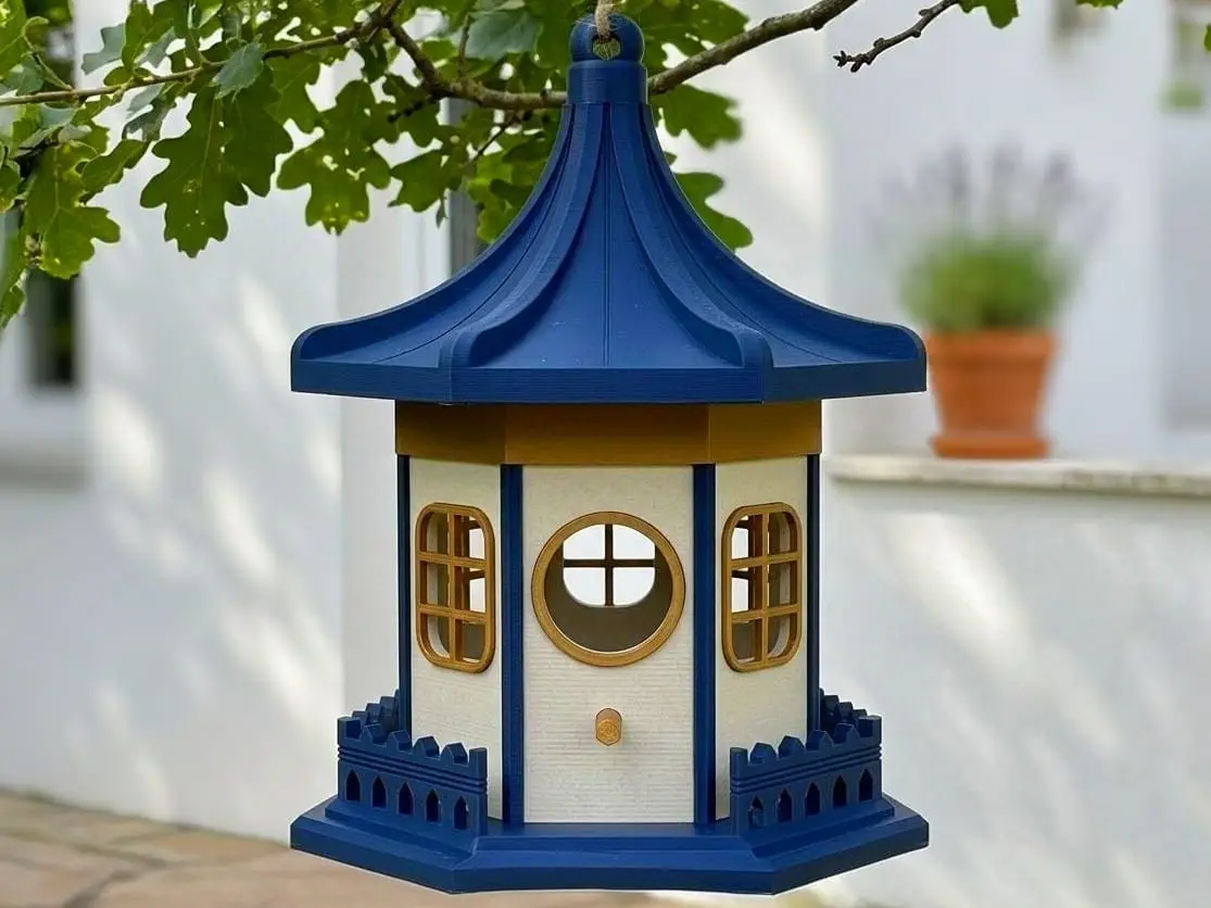 Celestial Pagoda Bird Feeder — modelo 3D
