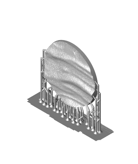 Decorative bases "Wavy sand" Set — modelo 3D