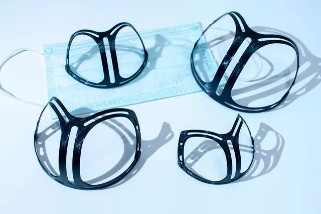 Re-Spire : a printable and laser cuttable Mask Spacer — modelo 3D
