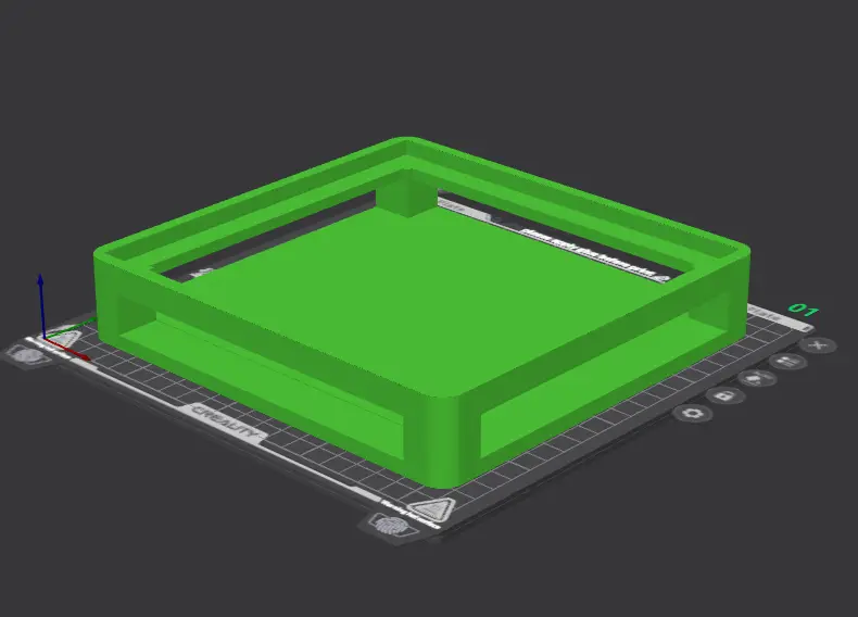 Support Freebox mioni 4k — modelo 3D
