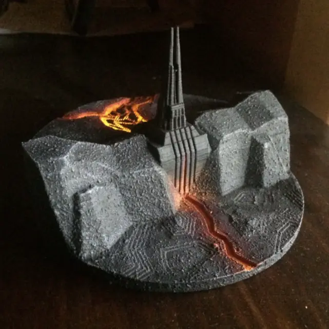 Vader's Castle, Mustafar - StarWars — modelo 3D