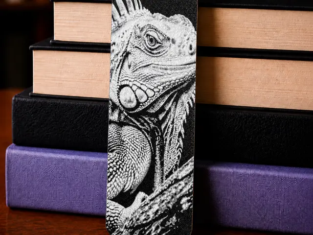 Iguana Bookmark (0.2mm) — modelo 3D
