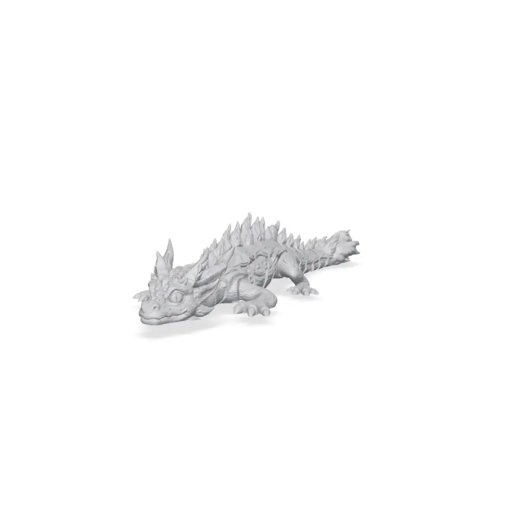 Spiky Flexi Dragon – Articulated Dragon — modelo 3D