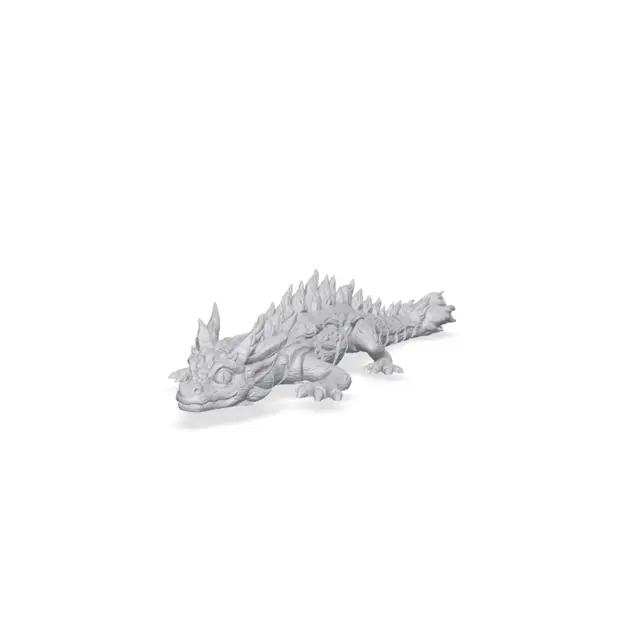 Spiky Flexi Dragon – Articulated Dragon — modelo 3D