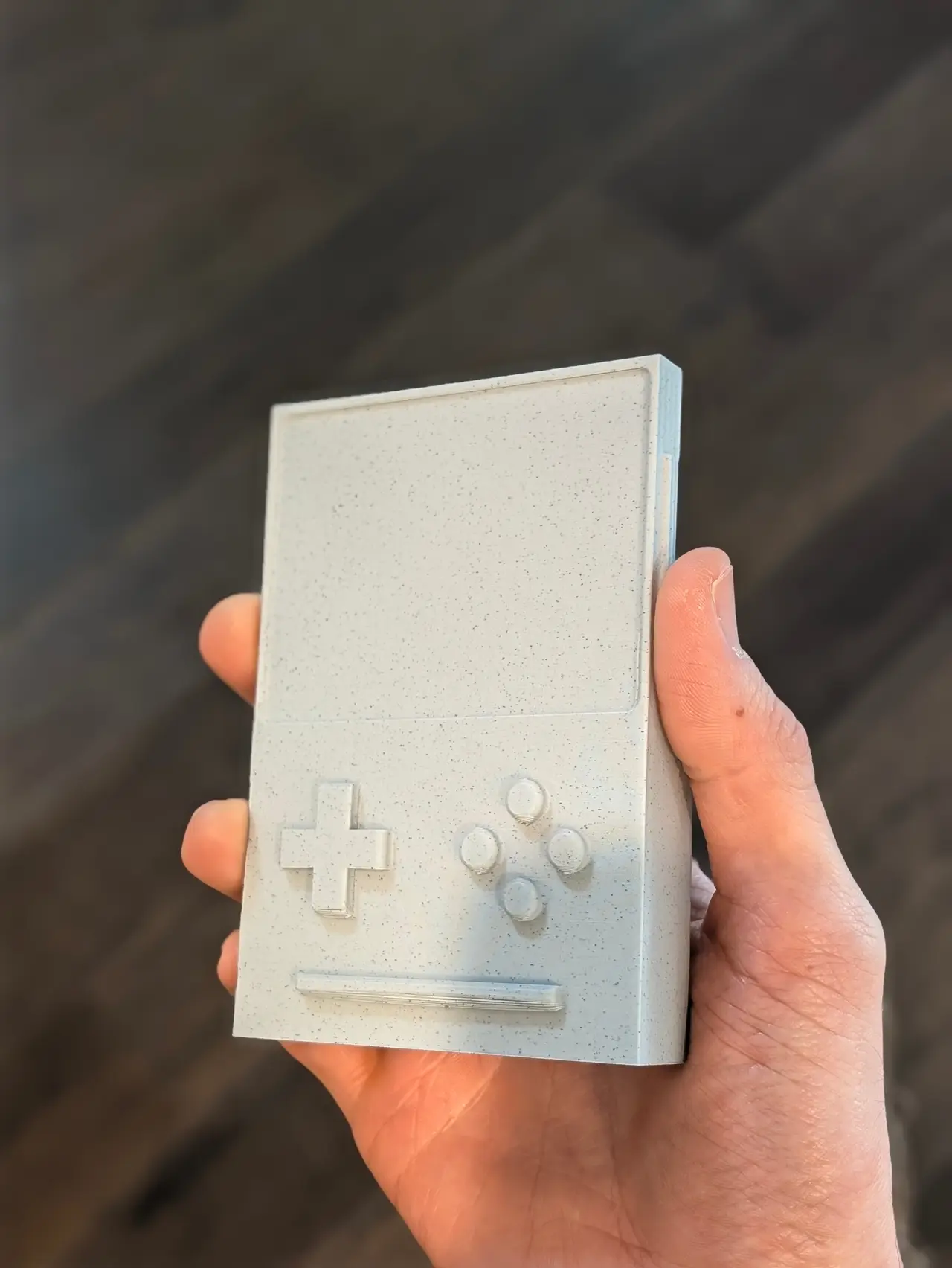 KONKR Pocket Block Retro Gaming Handheld Mockup Model — modelo 3D