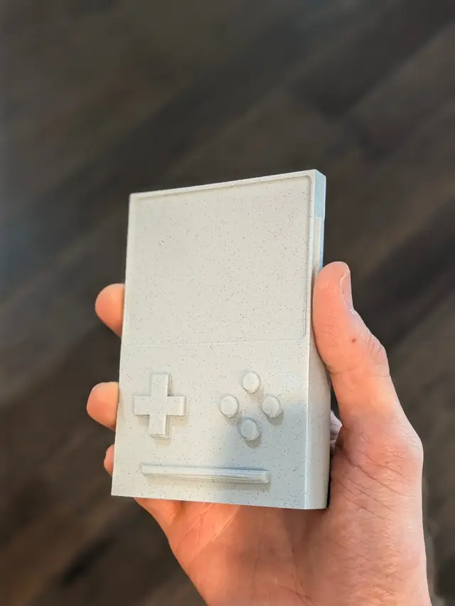 KONKR Pocket Block Retro Gaming Handheld Mockup Model — modelo 3D