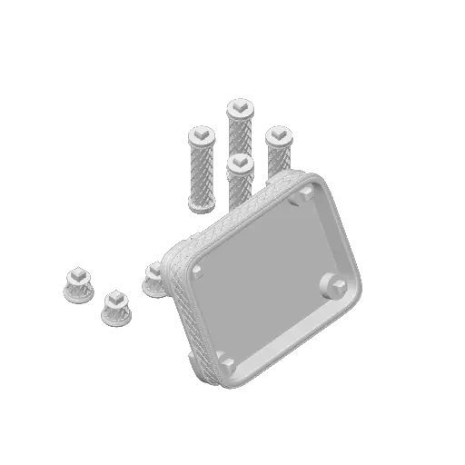 Noir Column Tray - Luxury Vanity Storage Solution — modelo 3D