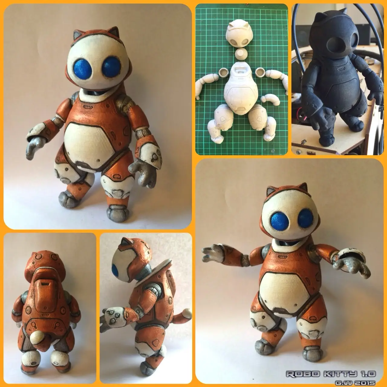 Robo Kitty v1.0 — modelo 3D