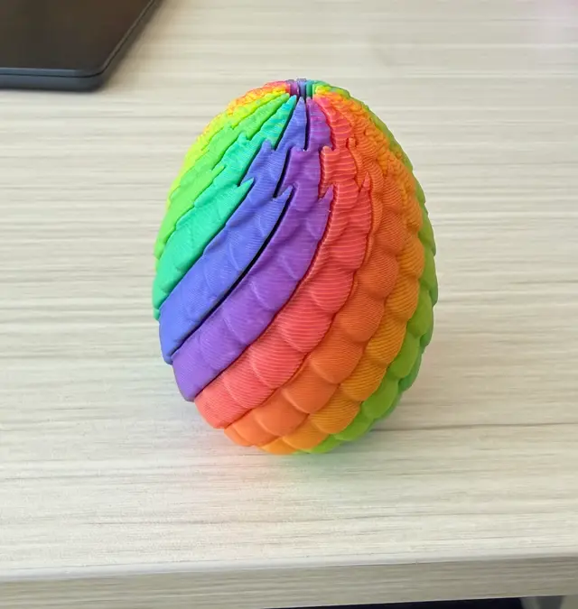 ColorMix Dragon Egg Twist Fidget — modelo 3D