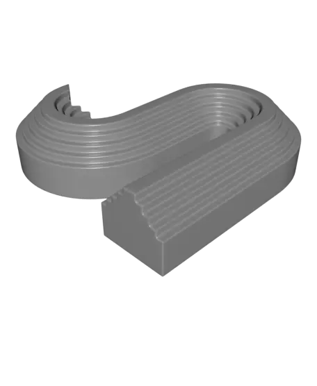 Modern Wave Controller Stand — modelo 3D