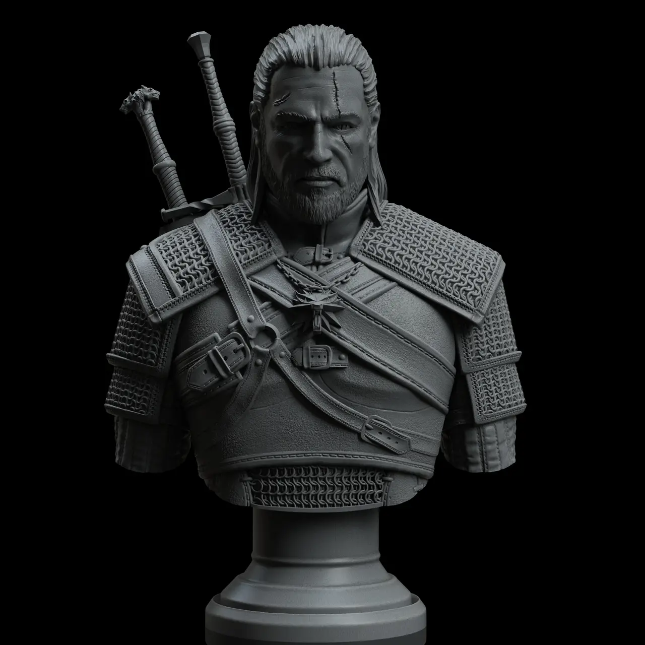 Geralt Of Rivia – The Witcher — modelo 3D