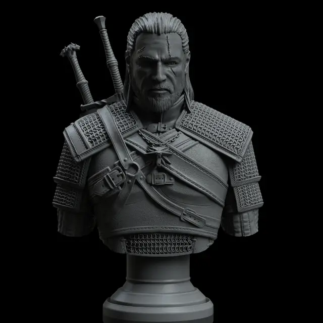 Geralt Of Rivia – The Witcher — modelo 3D