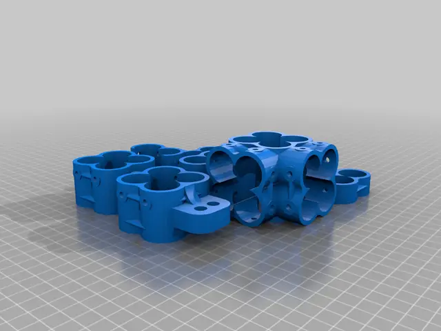PVC pipe construction set, ver.2 — modelo 3D