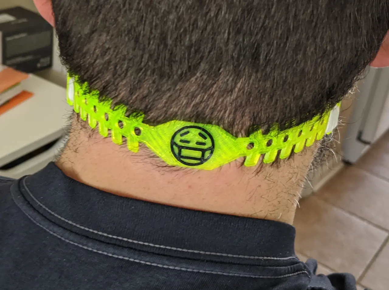 Customizable Parametric Face Mask 😷 Ear Saver (Holder, Buckle, etc) — modelo 3D