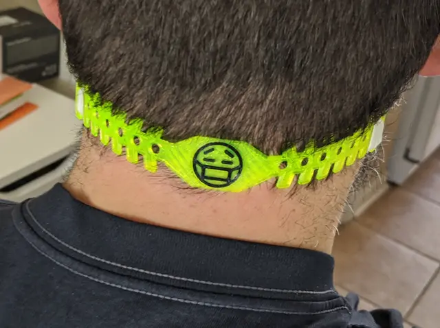 Customizable Parametric Face Mask 😷 Ear Saver (Holder, Buckle, etc) — modelo 3D