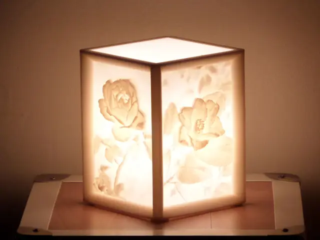 More-Than-a-Lithophane Camellia & Rose Lamp — modelo 3D