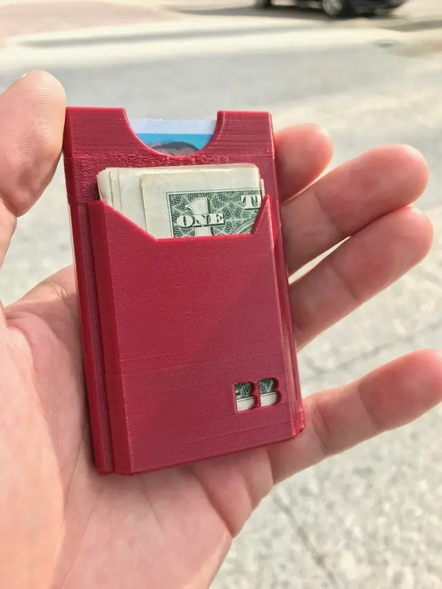 Slim and Simple Wallet / Card holder — modelo 3D
