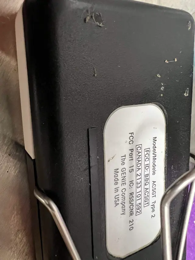 Battery cover for Genie ACSGT Type 2 — modelo 3D