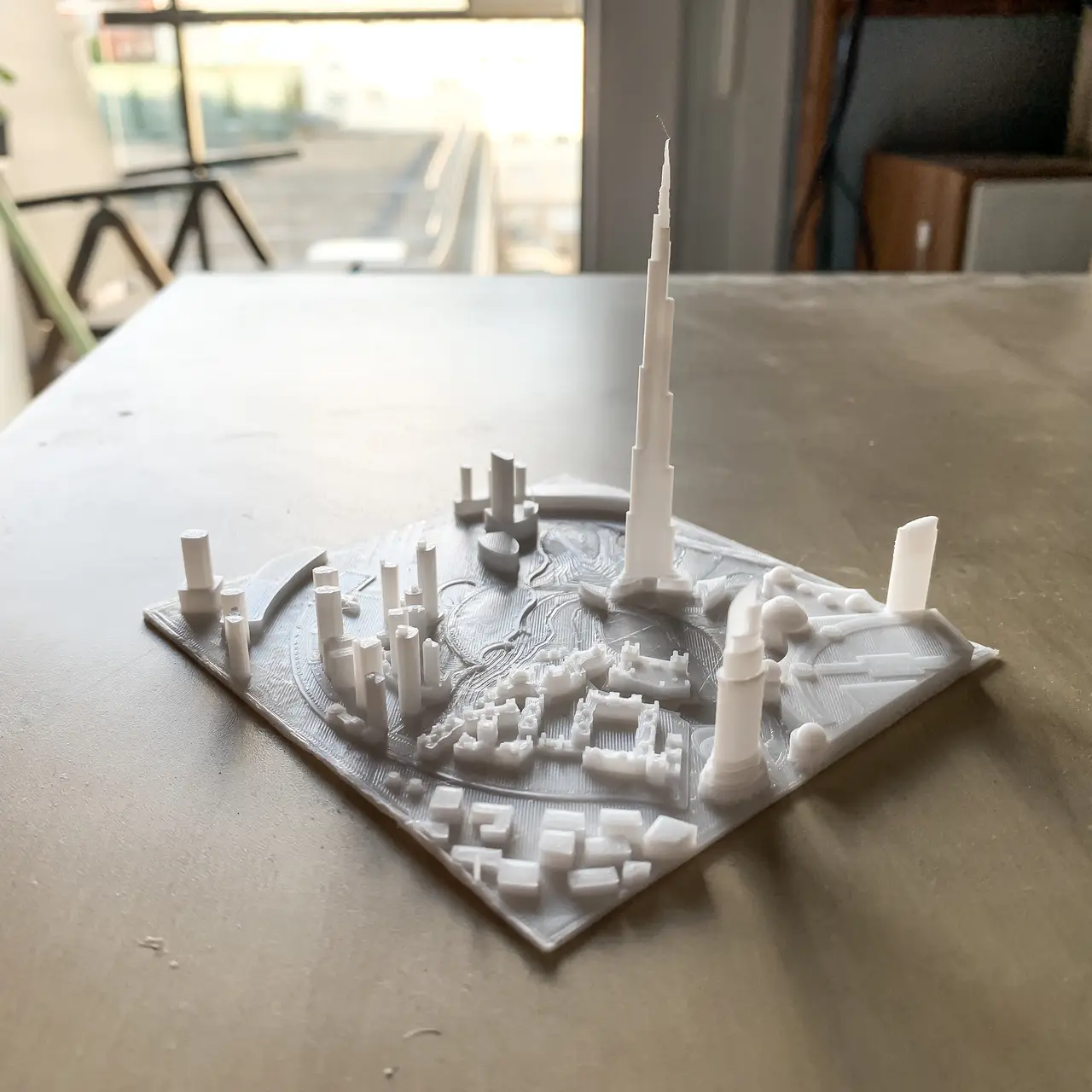 Dubai, Burj Khalifa — modelo 3D