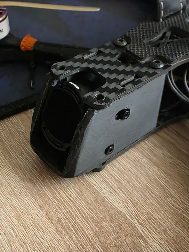 Source one V5 Dji O4 Pro mount — modelo 3D