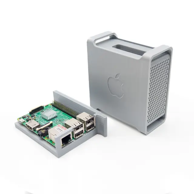 Appleberry G5 - Raspberry Pi 3B / 4B in Apple Power Mac G5 case — modelo 3D