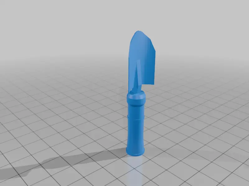 Minishovel/spade — modelo 3D