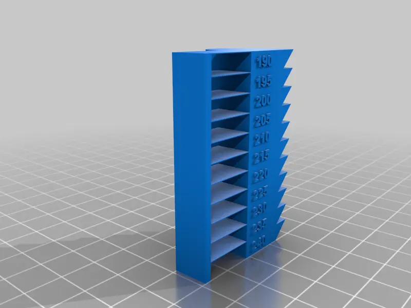 Heat tower (190-240) 5mm steps — modelo 3D