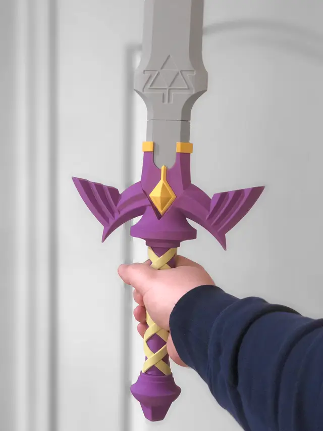 Legend of Zelda Master Sword (BOTW) (TOTK) (Full Scale) — modelo 3D
